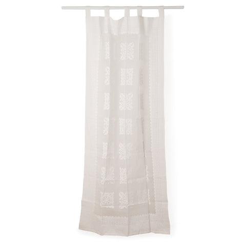 Embroidered Cotton Curtain