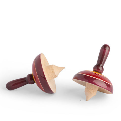 Wooden Tops : Pack of 10