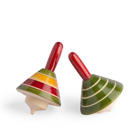 Wooden Tops : Pack of 10